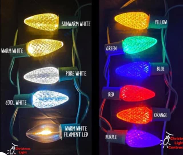 Portfolio Image: A festive and colorful holiday display on a classic home