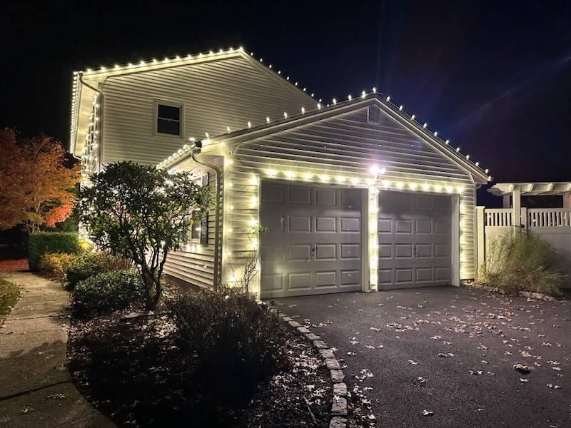 Portfolio Image: Beautifully lit windows and garden beds